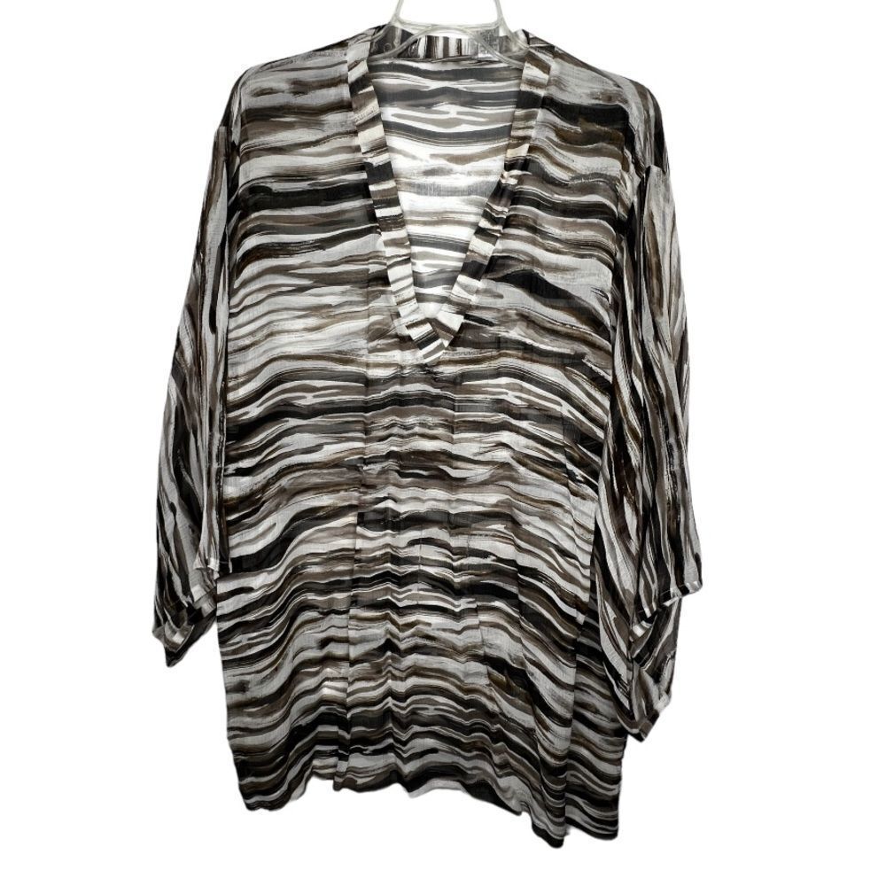 Chico's Silk Sheer Top - Picture 2 of 7